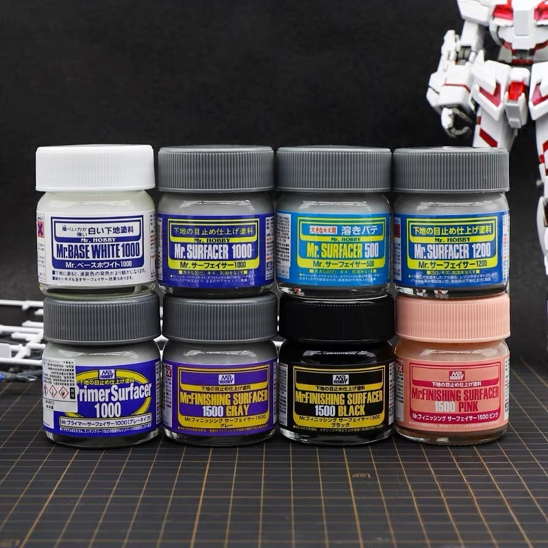Tamiya Model Paint Set - 40ml 水性プライマー DIY フィギュア塗装用カラー補正用カラースプレー 色彩補助塗料付き