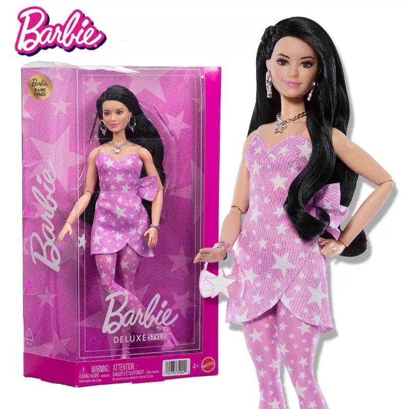 Mattel Toy Barbie - オリジナルマテルバービーデラックススタイルウェーブ 3 人形女の子のための関節関節おもちゃ子供の誕生日クリスマスギフト JJN77