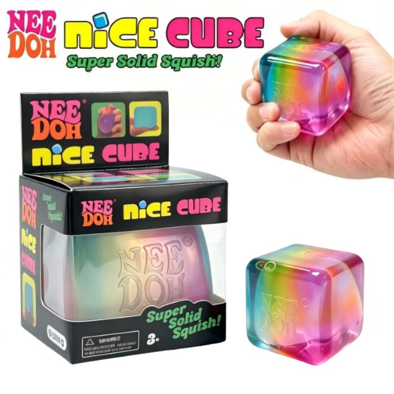 Fidget Cube Original - シーリング NeeDoh レインボーキューブ スクイッシー ブラインドボックス おもちゃ