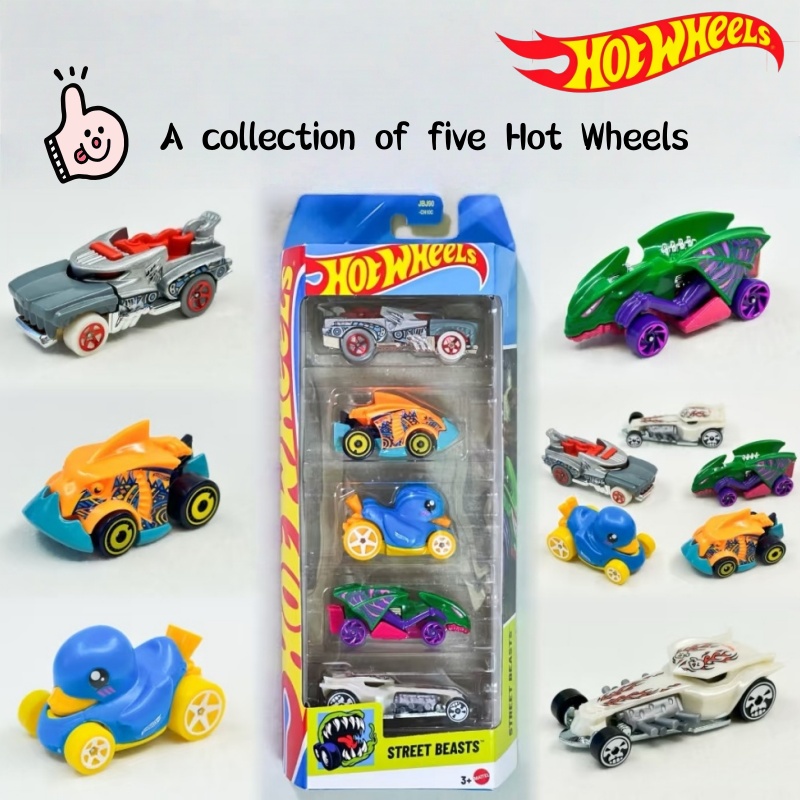 Hot Wheels Car Track Sets - ホットウィール 合金製 小型ランニングカー 5台セット シミュレーション トラックモデル