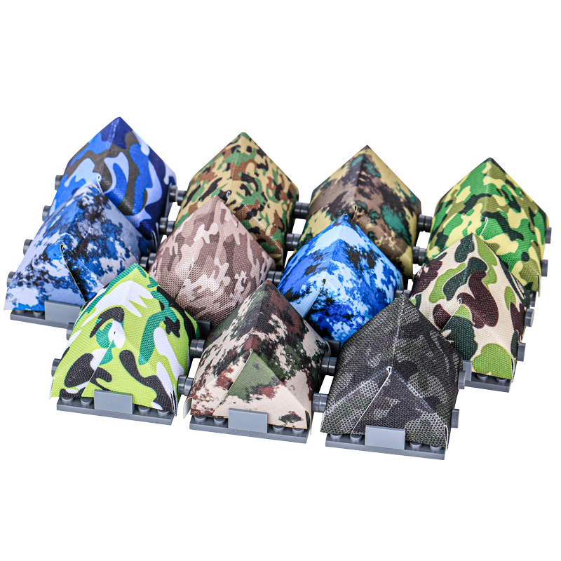 WW2 軍事迷彩テントビルディングブロック兵士フィギュア武器 - Lego Minifigure Holder のレビューと価格