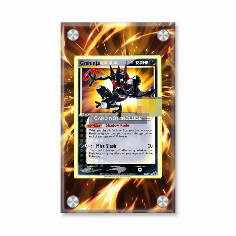 ポケモンのお祝い用アートディスプレイ グレンジーナ ゴールド - Display Case Acrylic のレビューと価格