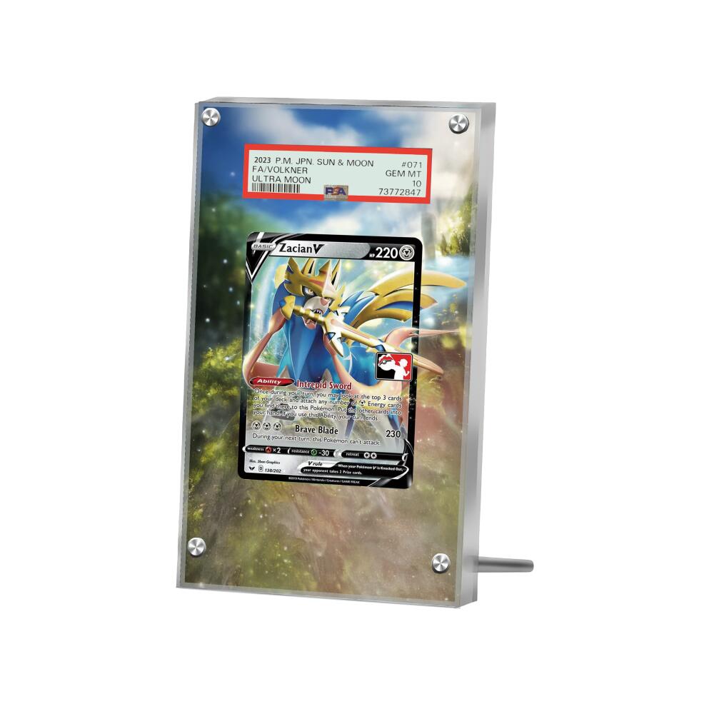 ポケモンカードディスプレイ PTCG ザシアン アニメゲーム - Display Case Acrylic のレビューと価格