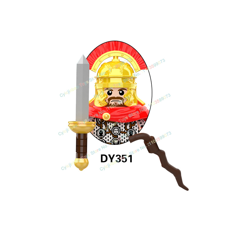 中世軍事騎士軍団ホプリートセンチュリオン兵士ローマ戦争ビルデ - Lego Minifigure Holder のレビューと価格
