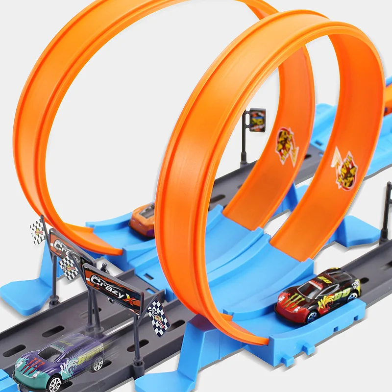 ホットスタントスピードカーホイールモデルレーシングトラックD - Hot Wheels Car Track Sets のレビューと価格