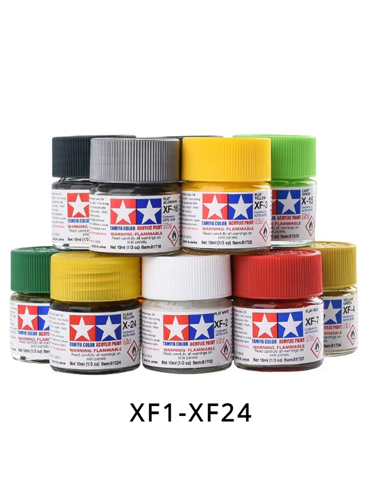 タミヤ-アクリル絵の具,フラットおよびマットカラー,10ml - Tamiya Model Paint Set のレビューと価格