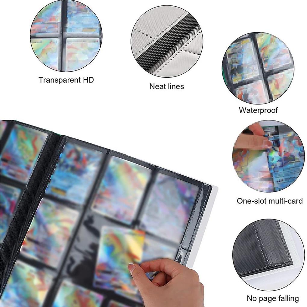 取引カードコレクターホルダー、9ポケット、360枚のカードバ - Trading Card Binder のレビューと価格