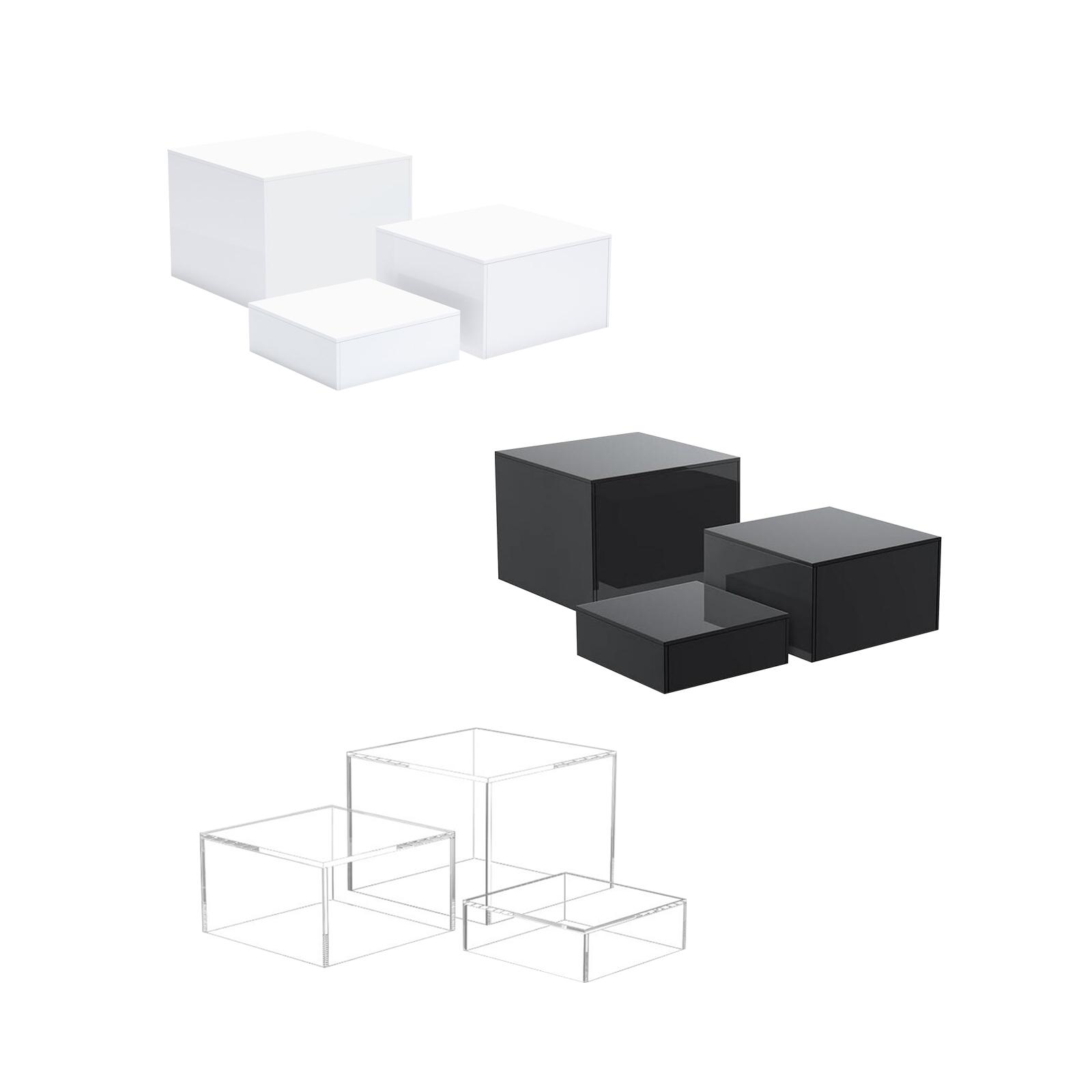 3x ビュッフェライザー 多用途ディスプレイスタンド シェル - Display Risers Set のレビューと価格