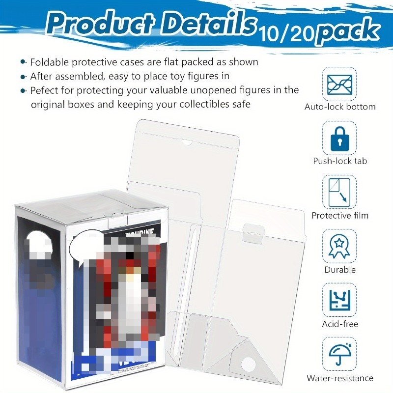 20/10個入り プレミアムクリアプロテクターケース 4イン - Funko Pop Protector のレビューと価格