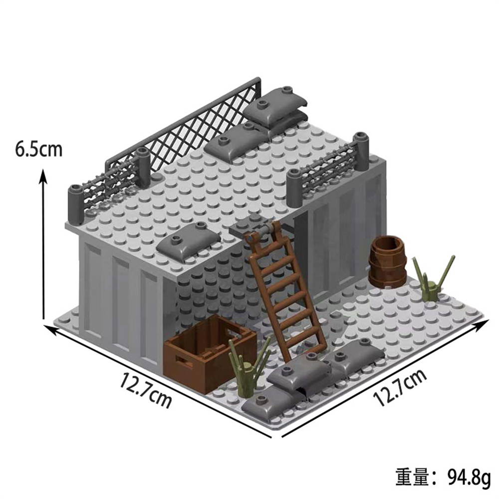 軍事陸軍兵士第二次世界大戦軍事基地監視塔衛兵モデル組み立てビ - Lego Minifigure Holder のレビューと価格