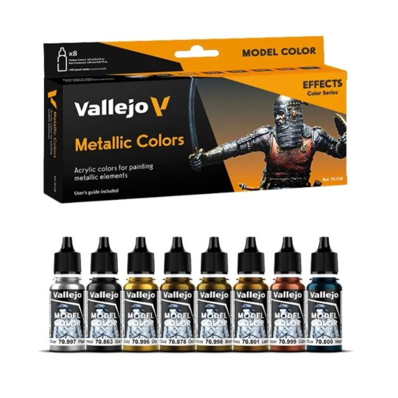 Vallejo 70118 メタリックカラー環境に優しい水性 - Tamiya Model Paint Set のレビューと価格
