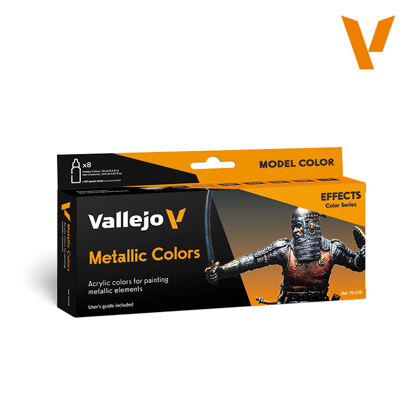 Vallejo 70118 メタリックカラー環境に優しい水性 - Tamiya Model Paint Set のレビューと価格