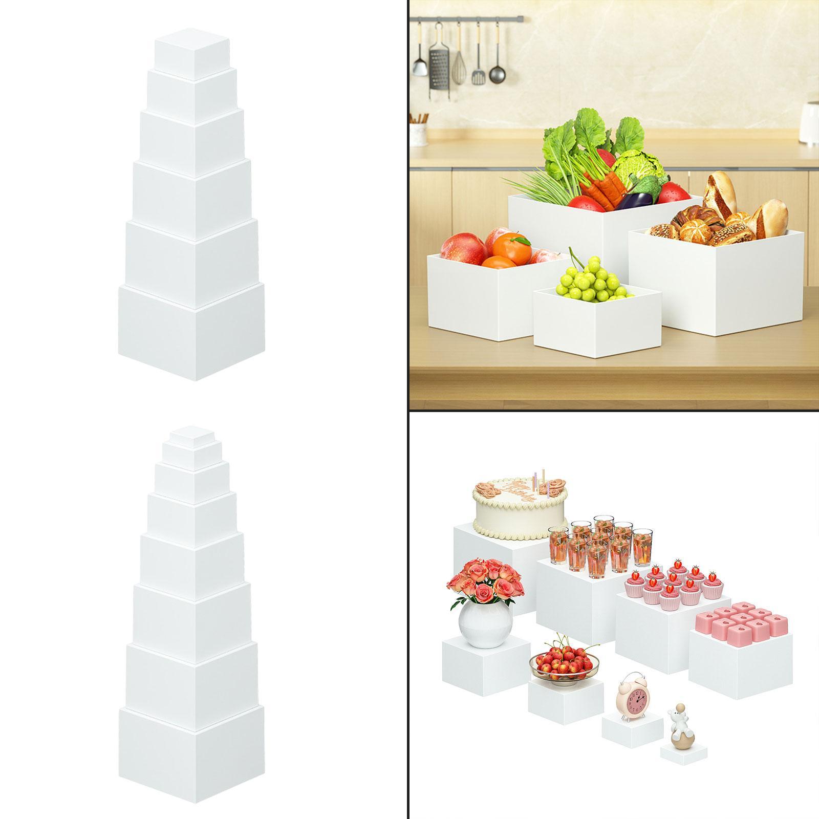 積み重ね可能なビュッフェライザーセット、中空底のフードディス - Display Risers Set のレビューと価格