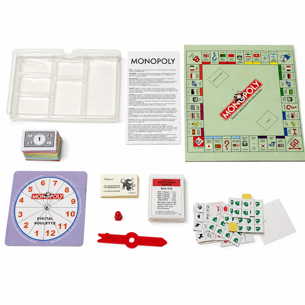 モノポリー クラシック ボードゲーム 家族向け不動産取引ゲー - Hasbro Game Monopoly のレビューと価格