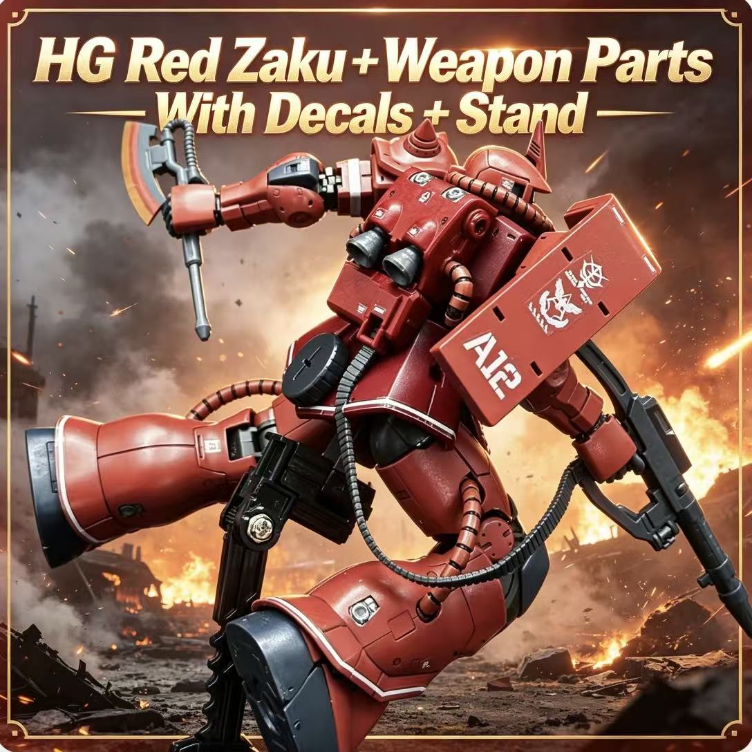 024HG チャーズカスタム オールドタイプ レッドザクI  - Bandai Model Gundam Hg のレビューと価格