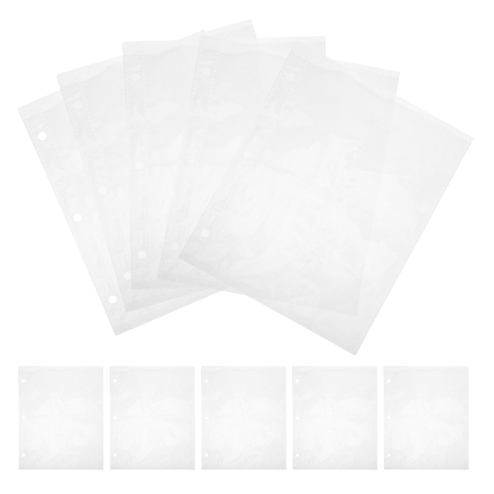 10 個カードバインダーリフィルページ透明プラスチックスリー - Trading Card Binder のレビューと価格
