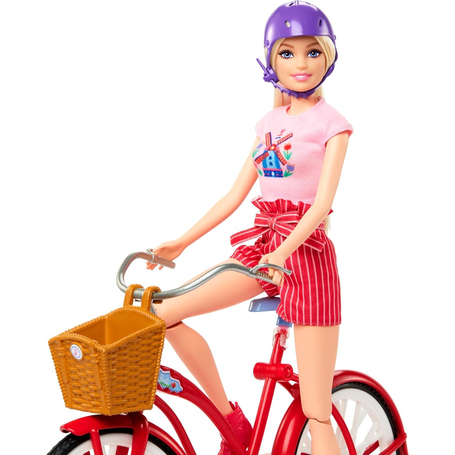 オリジナルマテルバービー人形バイクプレイセット自転車人形女の - Mattel Toy Barbie のレビューと価格
