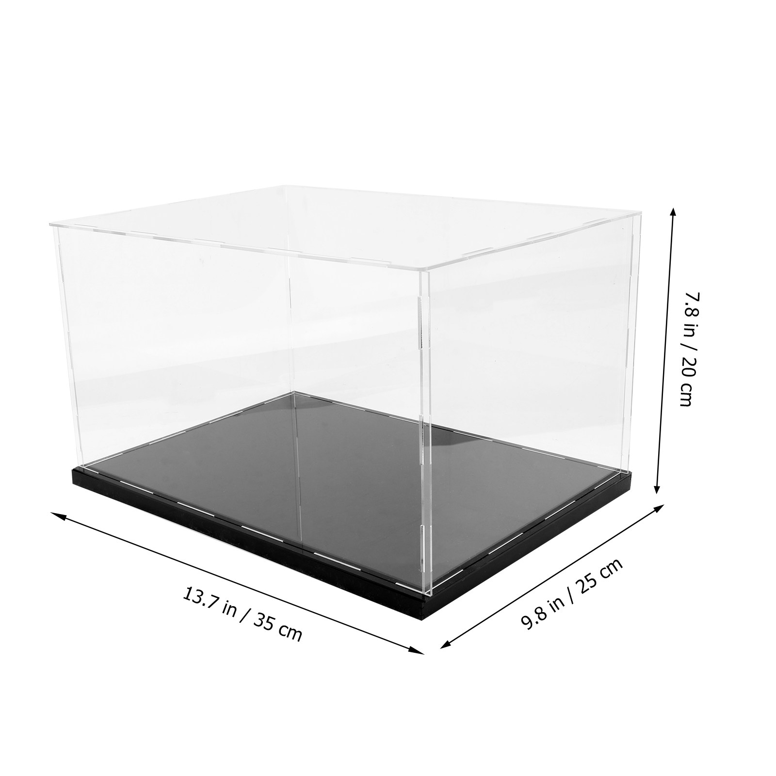 1個入りアクリル製ディスプレイボックス 透明な手作り収納ケー - Display Case Acrylic のレビューと価格